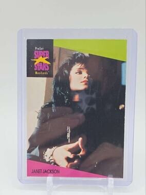 1991 Pro Set SuperStars MusiCards #57 Janet Jackson Card